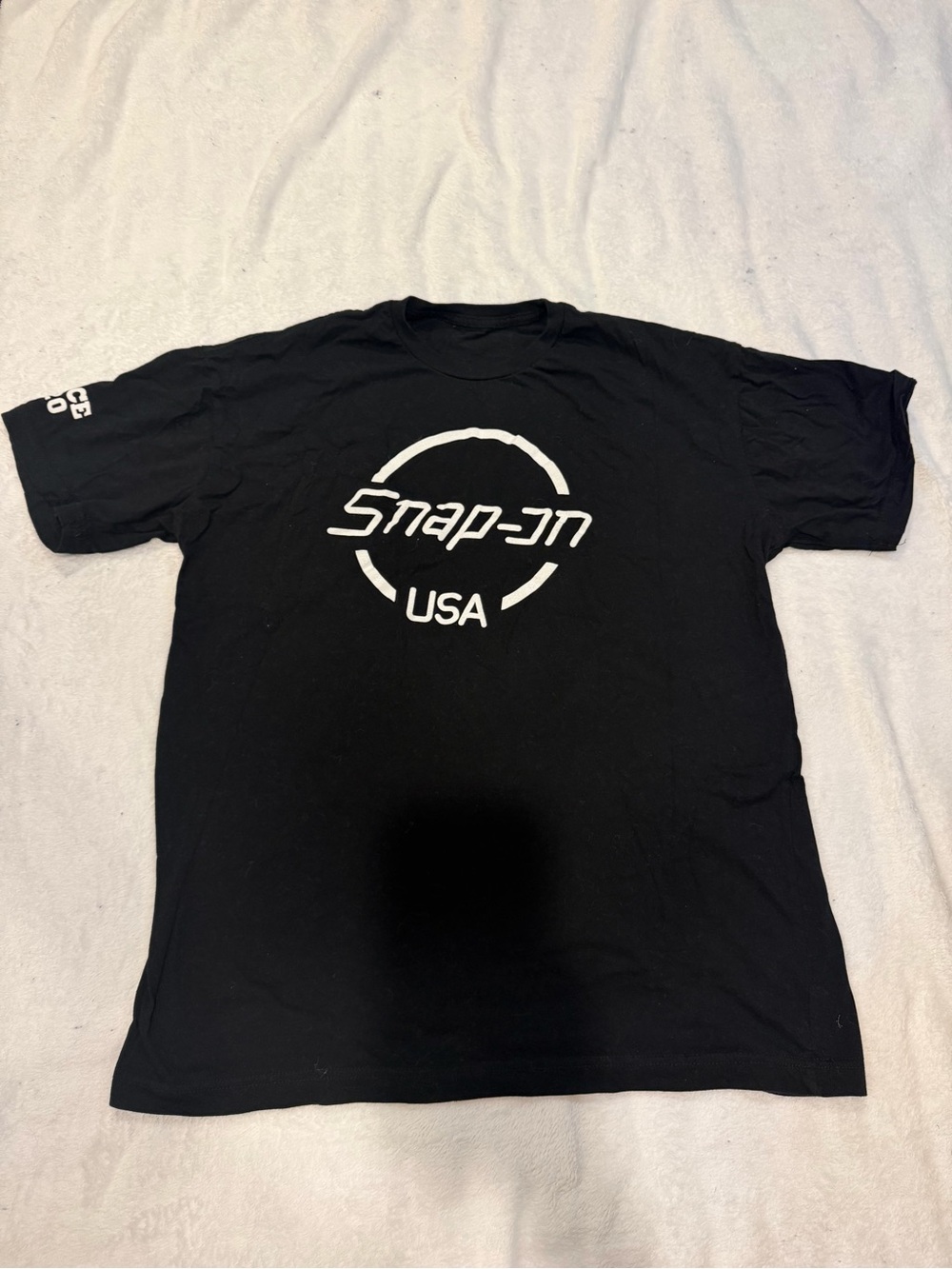 Snap-on USA Black Short Sleeve Tee - Men's Logo Shirt